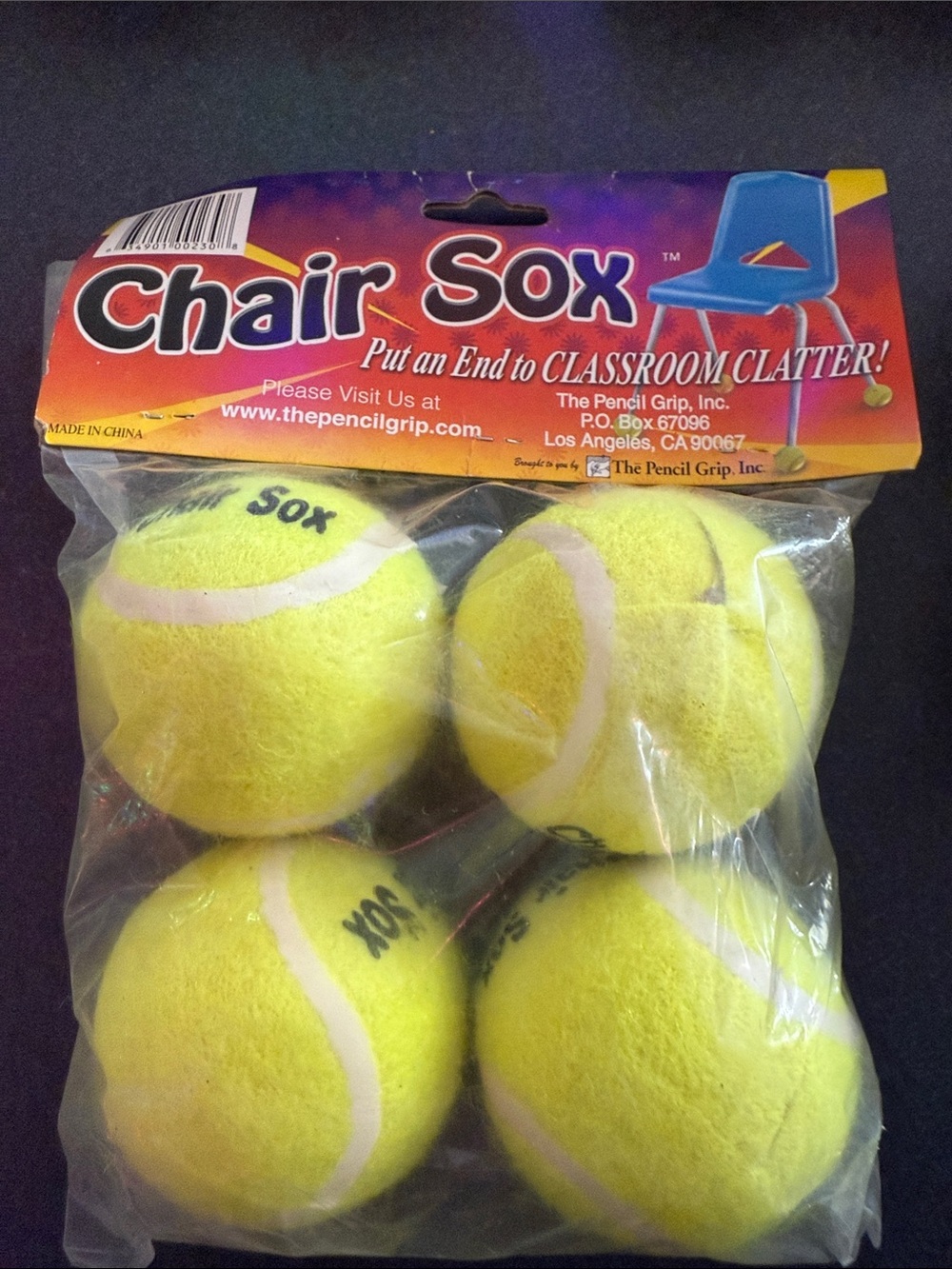 Chair Sox Classroom Chair Leg Covers - Yellow